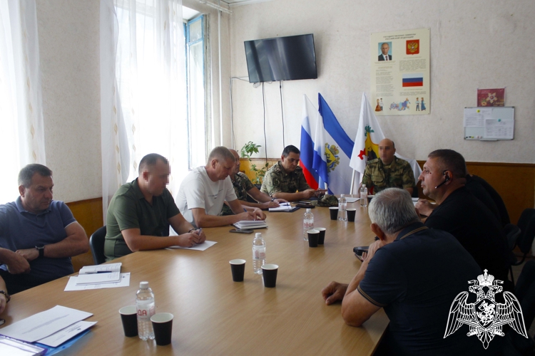 В Херсонской области росгвардейцы приняли участие в торжественном открытии мемориала 