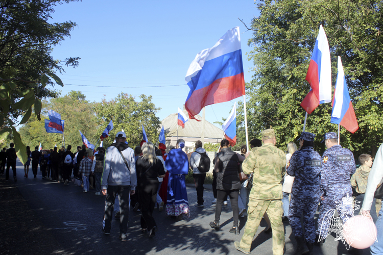 Сотрудники Росгвардии приняли участие в праздновании Дня города Геническа
