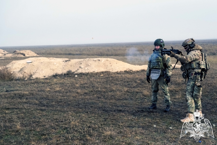 В Херсонской области состоялись тактические учения подразделений Росгвардии