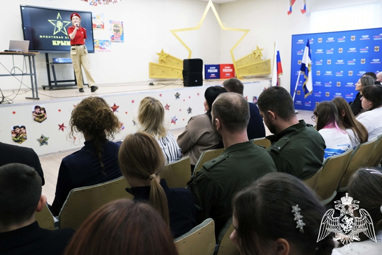 Росгвардейцы приняли участие в праздновании Дня защитника Отечества в Херсонской области