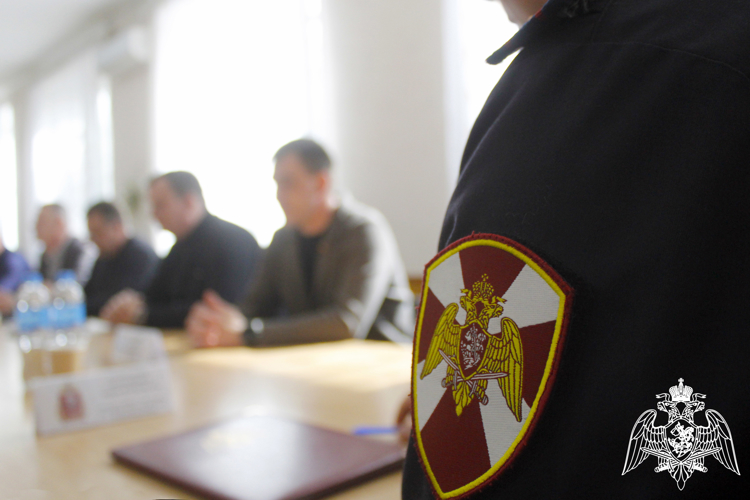 В Херсонской области росгвардейцы провели координационный совет по вопросам безопасности в период праздничных мероприятий