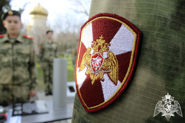 В Херсонской области росгвардейцы заложили «Капсулу памяти» для будущего поколения войск правопорядка