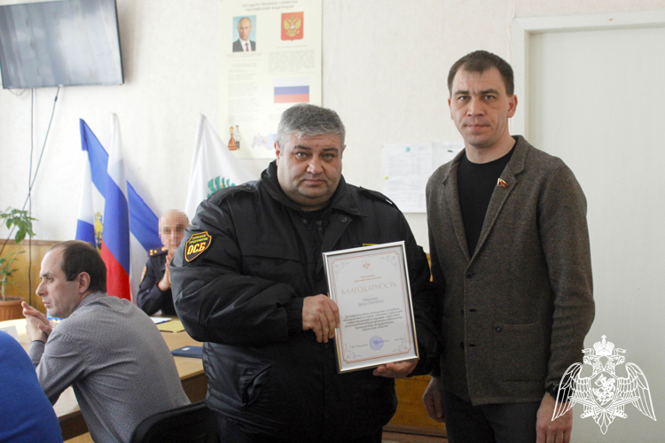 В Херсонской области росгвардейцы провели координационный совет по вопросам безопасности в период праздничных мероприятий