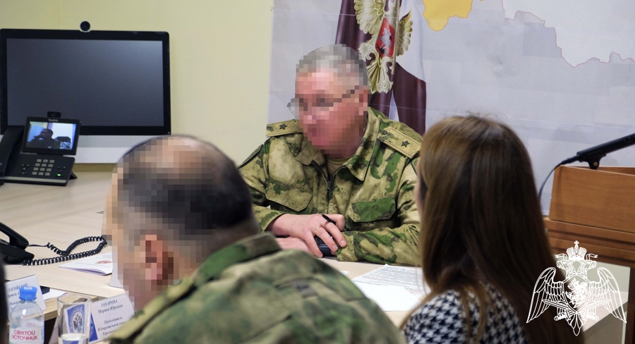 В Херсонской области состоялось заседание оперативного штаба при Управлении Росгвардии 