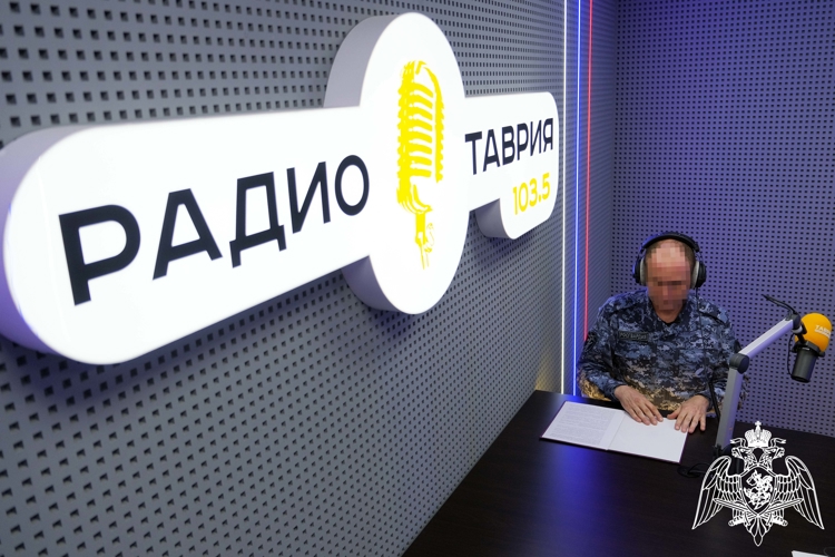 Росгвардеец рассказал в прямом эфире о службе и поддержке жителей Херсонской области