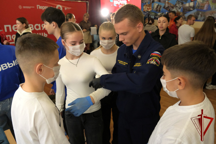 В Херсонской области росгвардейцы приняли участие в судействе чемпионата по первой помощи 